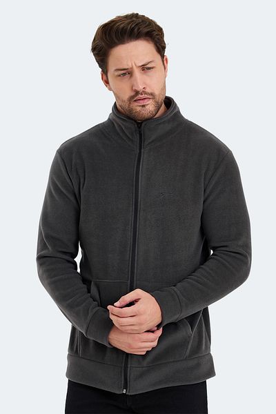Slazenger Sansa Ανδρικό Fleece Σκούρο Γκρι