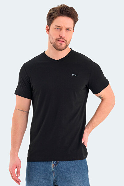 Slazenger Ανδρικό μπλουζάκι Rivaldo Μαύρο