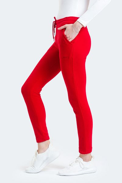 Slazenger Poll I Women's Sweatpants Red