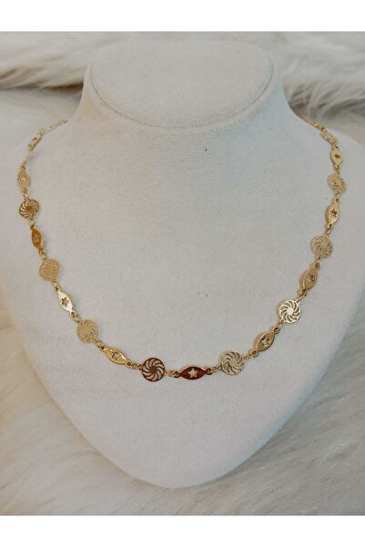 NİŞANTAŞI ACCESSORİES PULLU ZİNCİR KOLYE