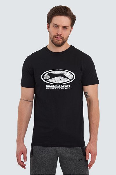 Slazenger Ανδρικό μπλουζάκι Black Packer