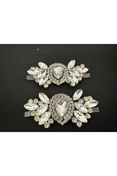 T.T Polnet Button Taşlı Ütü Ile Yapıştırma Broş Aksesuar