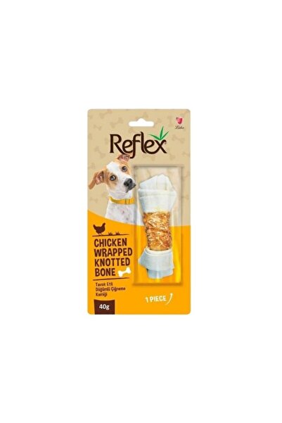 Reflex Tavuk Etli Düğümlü Çiğneme Kemiği Köpek Ödülü 40 Gr