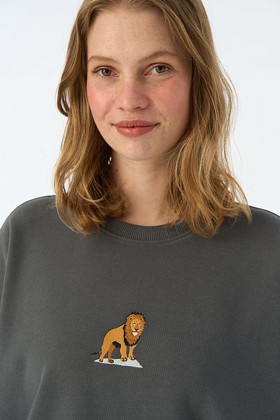 WWF Market Aslan Super Soft Oversize Sweatshirt - Anthracite