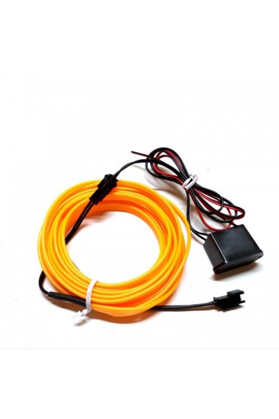 caralp 2 Meters Orange Rope Neon Led - Car Interior Glove Box Led Colorful