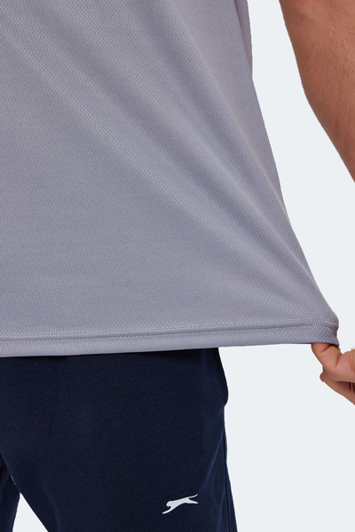 Slazenger Ανδρικό T-shirt Republıc Ανοιχτό Γκρι