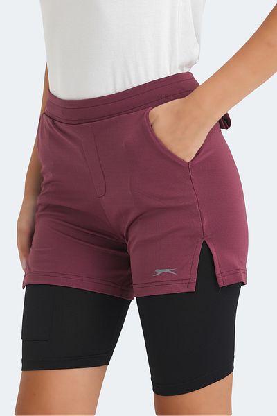 Slazenger Women's Shorts - Sable K in Rose Design