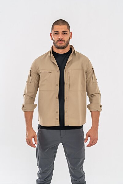 Combat Tactical Outdoor Taktik Gömlek Fermuar Cepli Koruma Swat Gömlek - 420