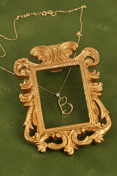 Çgk Çiğdem Gürel Kuyumculuk B Harf Altın Kolye