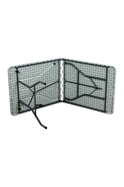 Living Accents 8 Feet Portable and Durable Plastic Molded Folding Table