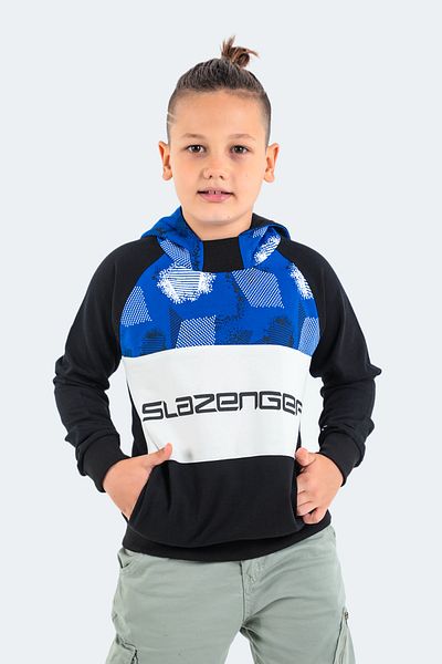 Slazenger Dragıca унисекс детски суичър черен