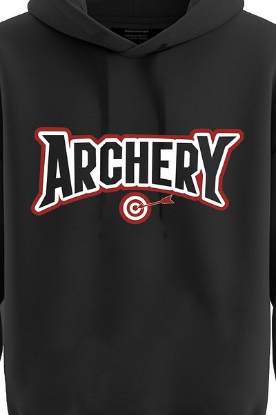 TOP GLORY Суитшърт с качулка за стрелба с лък - 3-прежден суитшърт ARCHERY1001