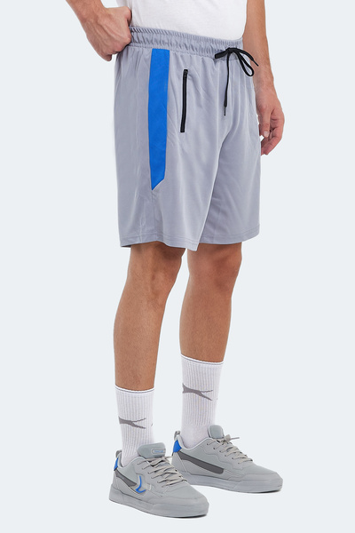 Slazenger RAKESH IN Erkek Cepli Fıtness Gri Şort