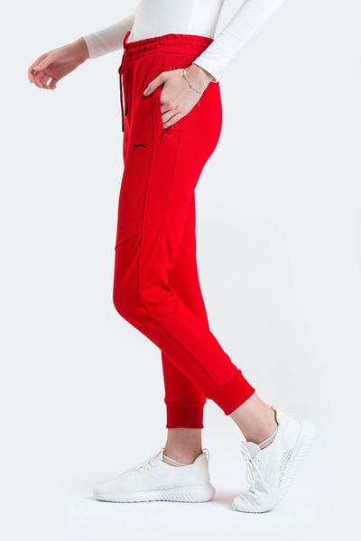 Slazenger Pantaloni de trening pentru damă Penelope roșii