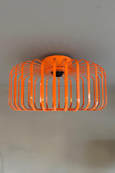 Bamyum Sante Turuncu Plafonyer Avize İç Mekan Aydınlatma Dekoratif Mutfak Hol Cafe Ofis