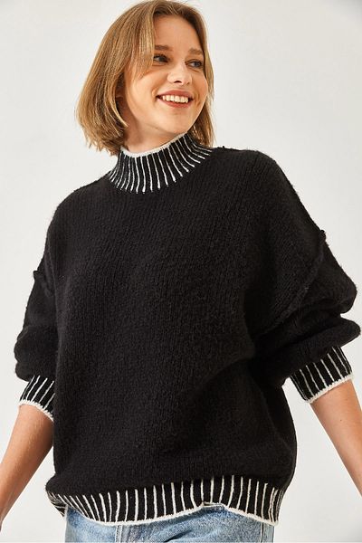 Bianco Lucci Pulover de damă din tricotaje cu modele largi 20247560