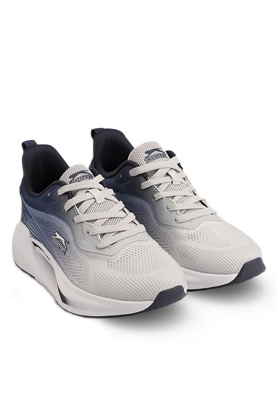 Slazenger Wemba Ithl حذاء رياضي كاجوال باللون الرمادي والأزرق V2