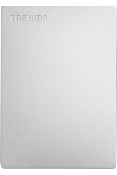 Toshiba Shopwave 1Tb USB Slim 2.5" Canvio Ye - Hard Disk, Portable External, Silver, 3.2 Gen-1