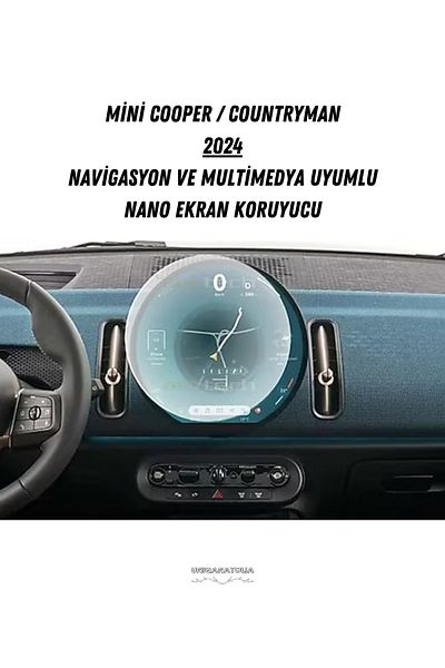 UniqAnatolia Mini Cooper/Countryman 2024 Navigation and Multimedia Compatible Nano Screen Protector