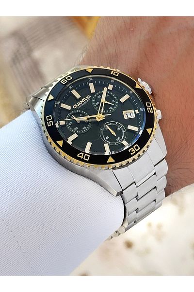 Quantum Men's Function Steel Cord Wrist Watch - 1160.270