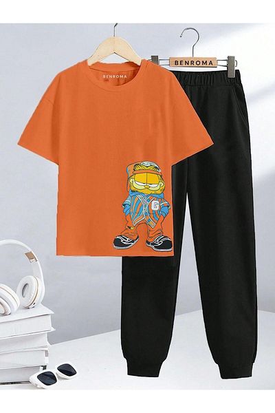 BENROMA Character Printed Children's Tracksuit Set