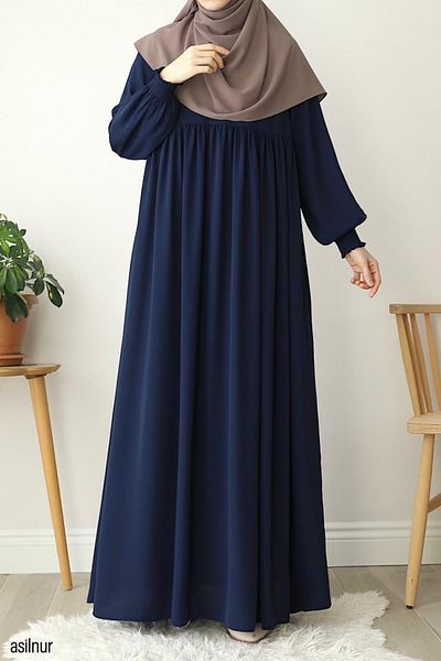ASİLNUR Φόρεμα Navy Blue Eda