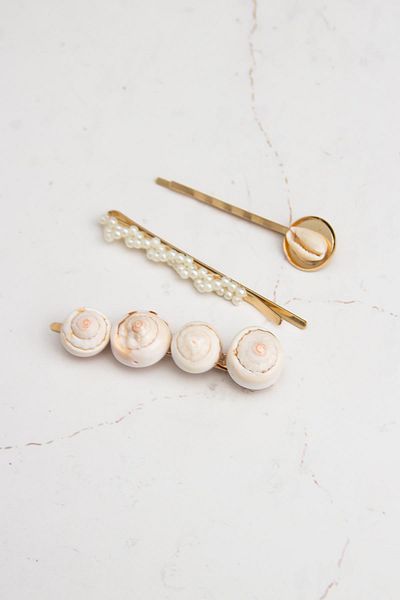 Modex Sea Shell Pearl Triple Buckle