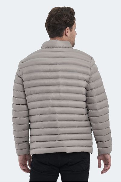 Slazenger Ανδρικό παλτό Hayden με φούντα σε γκρι χρώμα