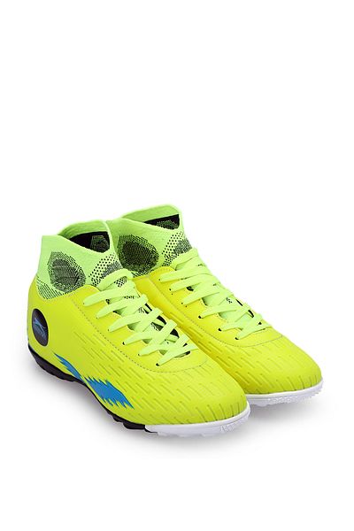 Slazenger Pantofi de fotbal pentru băieți - Hadas Hs, galben neon