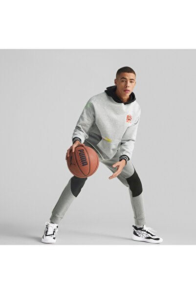 Puma Hanorac cu glugă gri pentru bărbați Boroughs