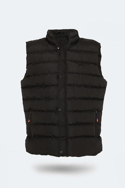 Slazenger Helen Large Size Men's Black Vest