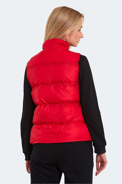 Slazenger BRAYLON WOMEN'S RED PUFFY VEST