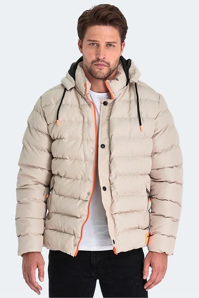 Slazenger SALINE Ανδρικό Παλτό Πέτρινο Γκρι