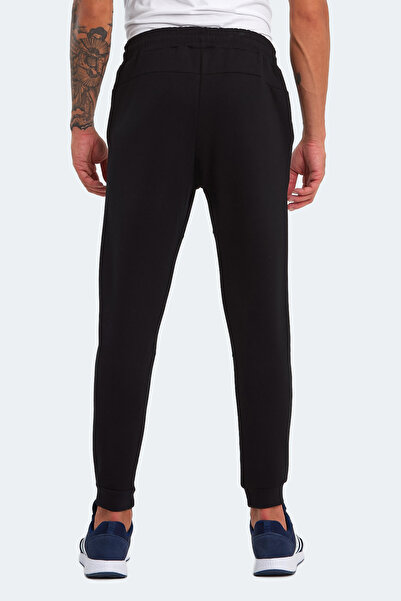 Slazenger KOX I Erkek Cepli Dar Paça Siyah Eşofman Altı