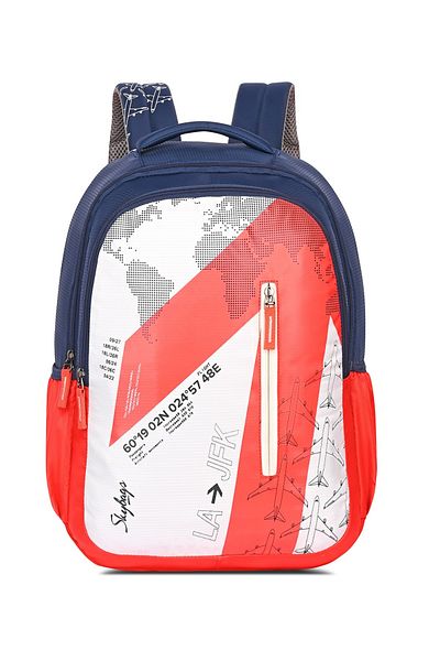 Skybags Atlas 01 School Backpack (H) Orange