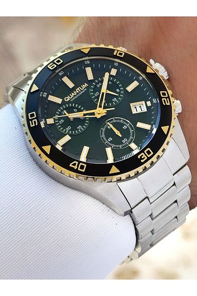 Quantum Men's Function Steel Cord Wrist Watch - 1160.270