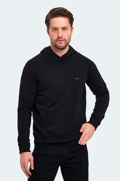 Slazenger Мъжки черен суичър - Kicker