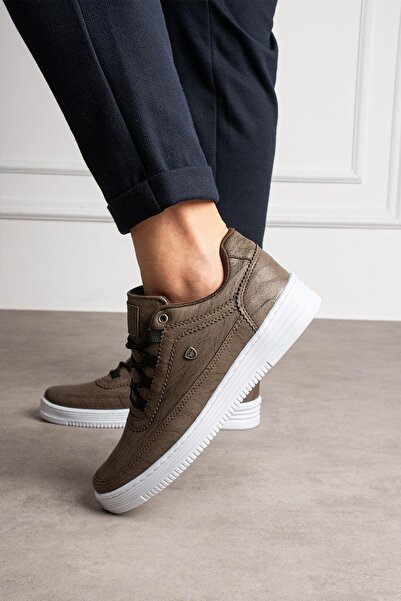 L.A Polo Comfortable Fit Casual Men's Mink White Sneaker 519