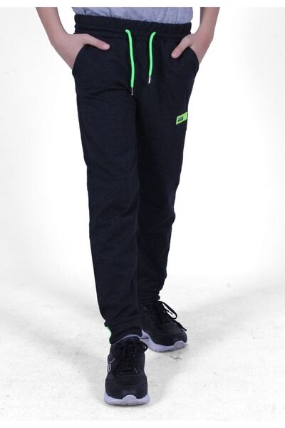 FYK KİDS Designer New Text Printed Highlighter Boy's Sweatpants