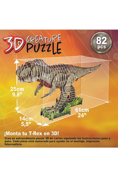 EDUCA T-Rex 3D Creature Puzzle