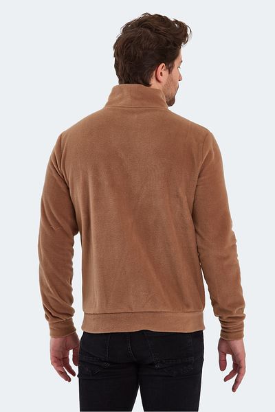 Slazenger Sansa Ανδρικό Fleece Ανοιχτό καφέ