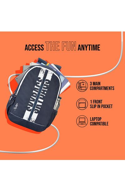 Skybags STRIDER PRO 03 LAPTOP BACKPACK (H) NBL