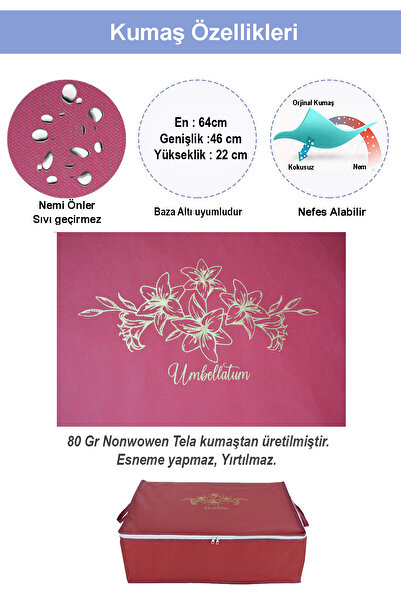 umbellatum Hurç Baza Altı Düzenleyici Siyah 6 Adet Set Siyah Renk Büyük Boy