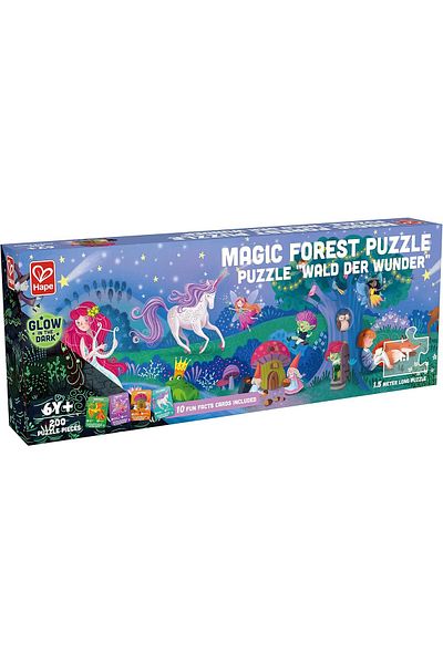 Hape Magic Forest Puzzle Glow in the Dark 1.5m 200pcs E1633