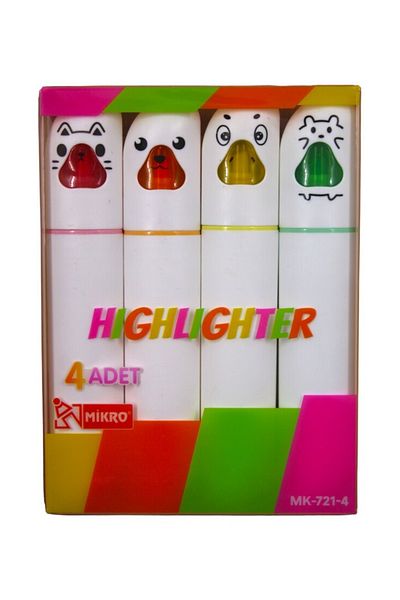 Mikro 4-Piece Highlighter Set