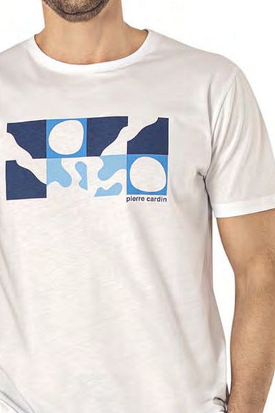 Pierre Cardin 2025 Spring-Summer, Men, Short Sleeve Home Wear Pajama Set Ch.Pc.01.60.76
