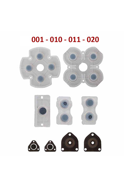 POPKONSOL PS4 Kol Tamir 001 010 011 020 İç Lastik Takım Tam Set Silikon PS4 Y...