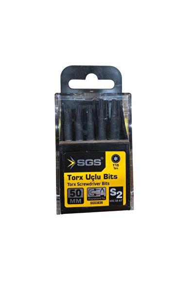 SGS SGS3839 Torx Uçlu Bits Uç T15 50MM 10 Adet