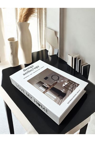 Saccura Decor Love My Home Design Anthology Λευκό Διακοσμητικό Βιβλιοθήκη – Κομψό και Λειτουργικό
