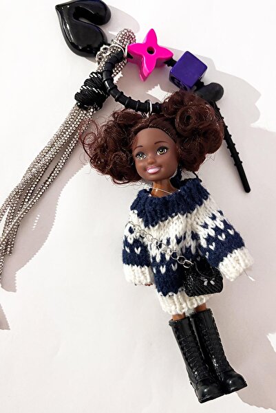 New Obsessions Mina Baby Doll Charm Bag Ornament Keychain